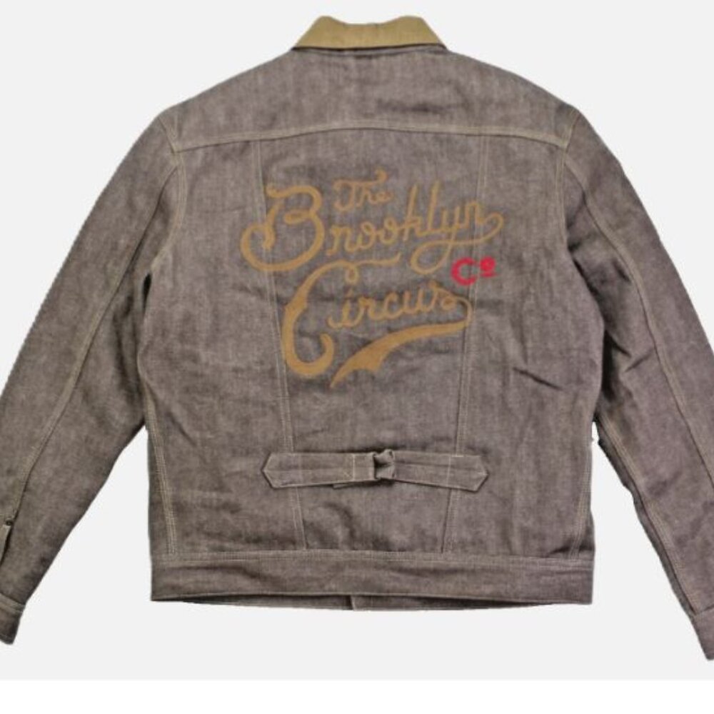 Lee x Brooklyn Circus 1930's Cowboy Jacket Brown Selvedge Denim Men's Size XL - Picture 13 of 16